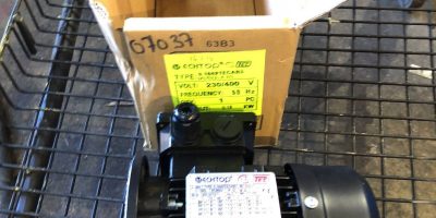 NEW TEC ECHTOP 0.1843TECAB3 ELECTRIC MOTOR MS 632-4, 230/400V, 0