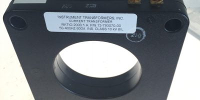 NEW Instrument Transformers Current Transformer Ratio 2000:1 50-400Hz 600V B158 1