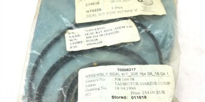NEW TAMROTOR MARINE NT0228 SEAL KIT FOR INTAKE VALVE, 308-164-08, FAST SHIP! H17 1