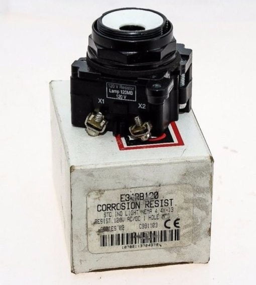 CUTLER HAMMER E34RB120 STANDARD INDICATOR LIGHT 120V AC/DC 1 H NEW IN BOX! (G64) 1