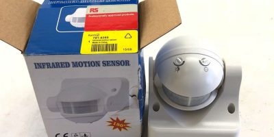 NEW IN BOX RS PRO 791-8260 INFRARED MOTION SENSOR 220-240VAC 50HZ (B412) 1