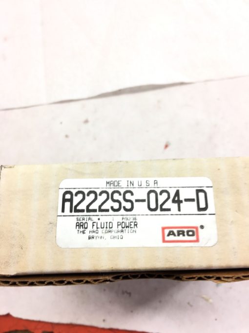 NEW IN BOX ARO A222SS-024-D Solenoid Air Control Valve Assembly, (B114) 2