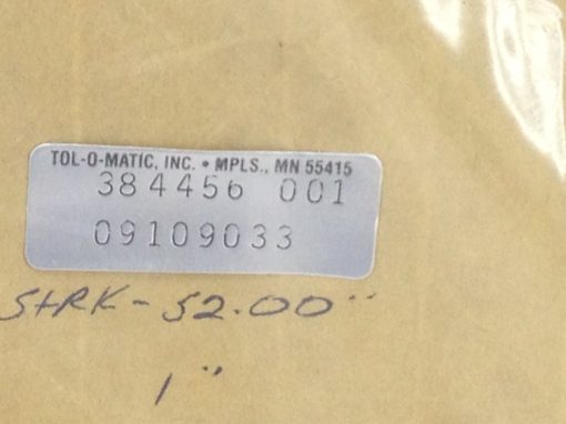 NEW! TOL-O-MATIC 09109033 1” BAND CYL REPAIR 384456-001 STRK-52