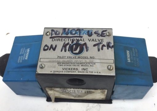 VICKERS DG4S4010CB60 DIRECTIONAL VALVE USED (H249) 1