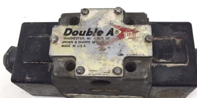 BROWN AND SHARP DOUBLE A SOLENOID QF-01-0-10F1 USED (H249) 1