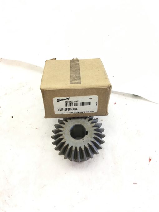 NEW BROWNING YSM10F25H Emerson MITER GEAR 25 TEETH 3/4” BORE 10” PITCH, (A129) 2