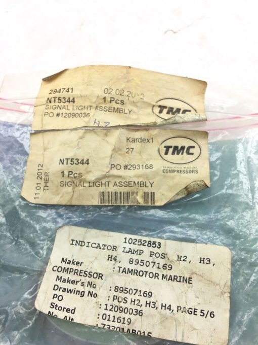 NEW LOT OF 2 TAMROTOR MARINE NT5344 SIGNAL LIGHT ASSEMBLY POS H2, H3, H4, (H67) 2