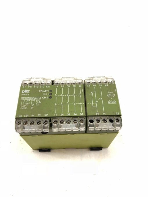 USED PILZ PNOZ 3 110VAC 5S10 50/60HZ SAFETY RELAY, PNOZ3, FAST SHIP! (B413) 1