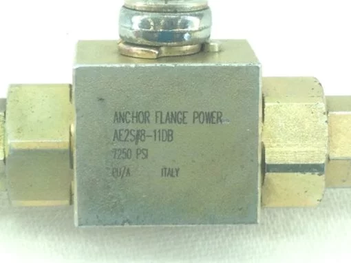 NEW! ANCHOR FLANGE POWER # AE2S#8-11DB 7250 PSI BRASS VALVE FAST SHIP!!! (HB4) 2