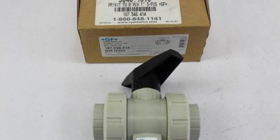 FAST SHIP! GEORGE FISCHER 546 PP/VIT TUB VLV 1-INCH BALL VALVE NEW IN BOX (J33) 1