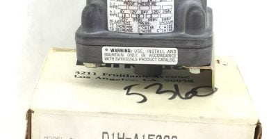 NIB! BARKSDALE D1H-A150SS PRESSURE or VACUUM ACTUATED SWITCH (H280) 1
