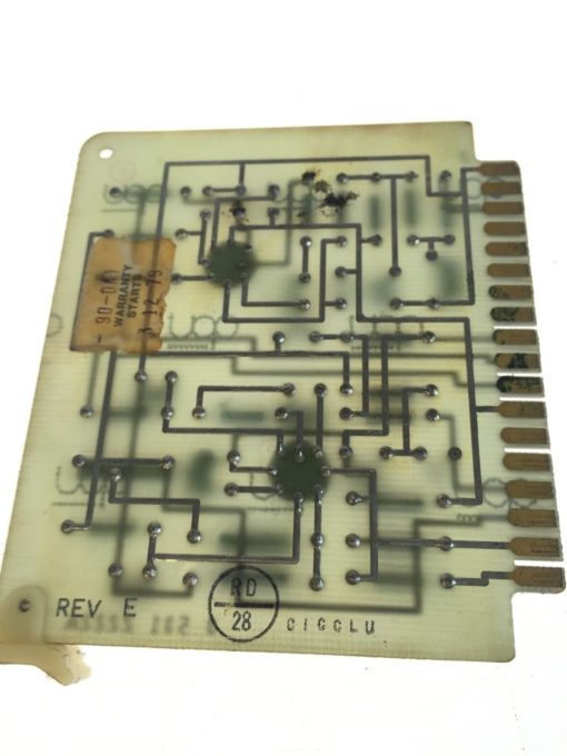 Cincinnati Milacron 3-531-2222A Cimtrol Module Card, 35312222A, USED, G71 2