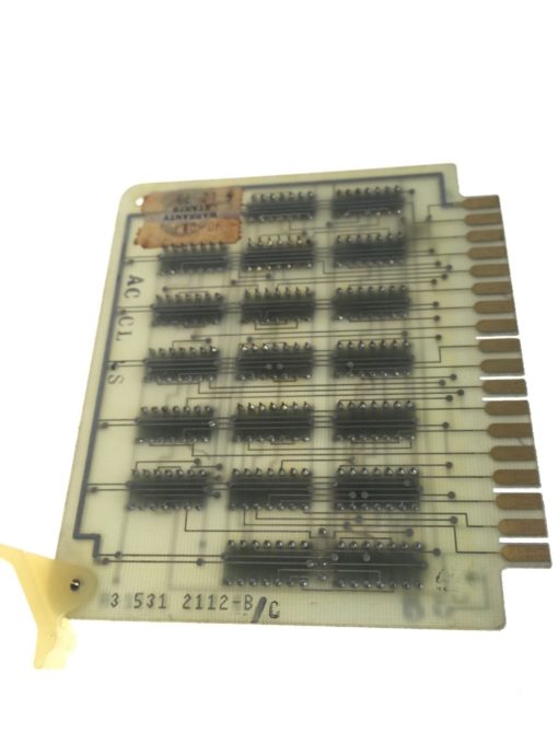 Cincinnati Milacron 3-531-2112A Cimtrol Module Card, 35312112A, USED, G71 2