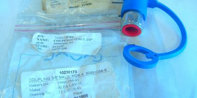 ALFA LAVAL COUPLING 3/8″ MALE, 99991056-8 NEW!!! (G76) 1