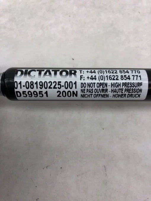 NEW DICTATOR 01-08190225-001 D59951 200M GAS SPRING, FAST SHIP! (H349) 2