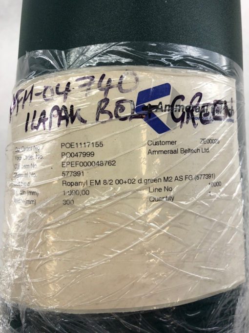 NEW ROPANYL EM 8/2 00+02 DARK GREEN M2 AS FG 577391 CONVEYOR BELT (B430) 2