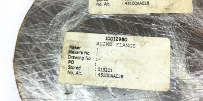NEW UNBRANDED GENERIC BLIND FLANGE 10012980, 45100AA028, FAST SHIPPING! B313 1