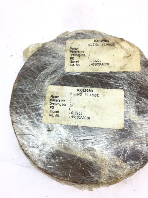 NEW UNBRANDED GENERIC BLIND FLANGE 10012980, 45100AA028, FAST SHIPPING! B313 1