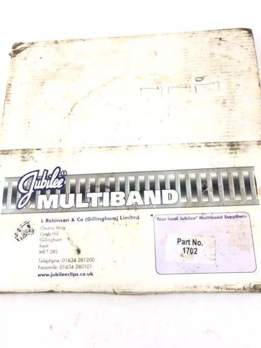 JUBILEE 1702 MULTIBAND ZINC PLATED MILD STEEL 11MM 30M PACK CLIP CLAMP (H348) 2