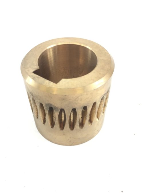 BRASS BUSHING COUPLING 28:1, 2 1/4” NEW NO BOX (A451) 1