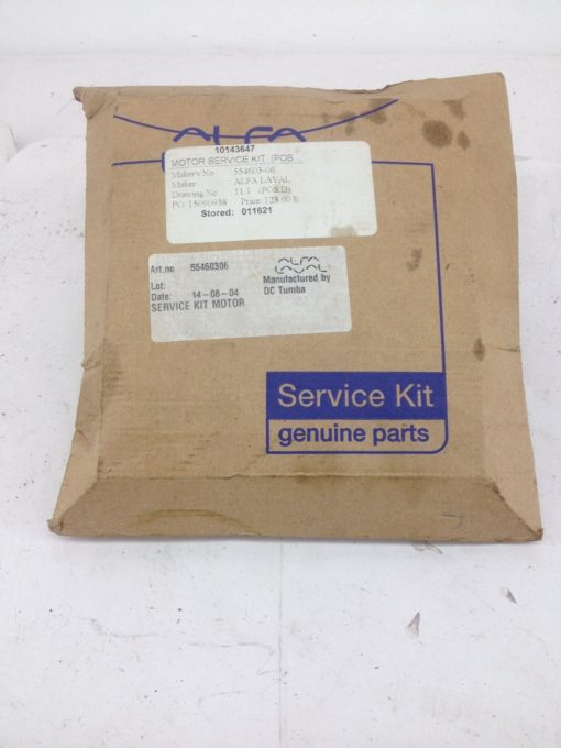 NEW-SEALED! ALFA LAVAL 55460306 MOTOR SERVICE KIT 554603-06 FAST SHIP!!! (F135) 1