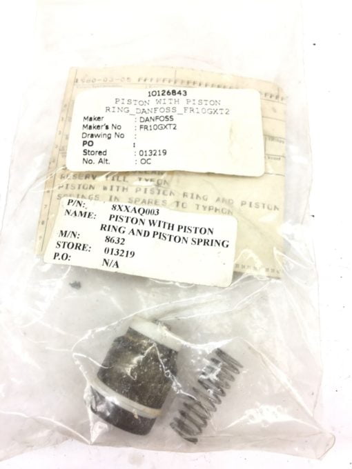 NEW IN BAG DANFOSS 8632 PISTON WITH PISTON RING FOR FR10GXT2, FAST SHIP! B313 1