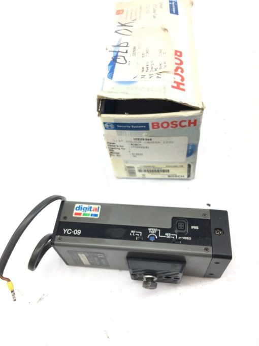 USED CHUGAI BOYEKI CO YC-09 DIGITAL SURVEILLANCE CAMERA, AC230V 50HZ, 30mA, B313 1