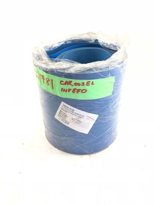 NEW PROCTOR CONVEYOR 2PU CONVEYOR BELT, 4M 500 BELT LENGTH 200 BELT WIDTH, B432 1