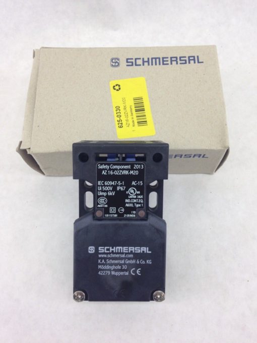 SCHMERSAL AZ 16-02ZVRK-M20 SAFETY INTERLOCK SWITCH (H347) 1