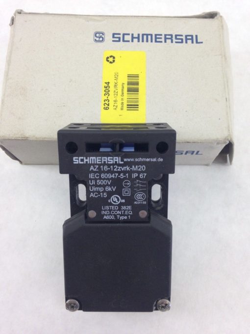 SCHMERSAL AZ16-12ZVRK-M20 SAFETY INTERLOCK SWITCH (H347) 1