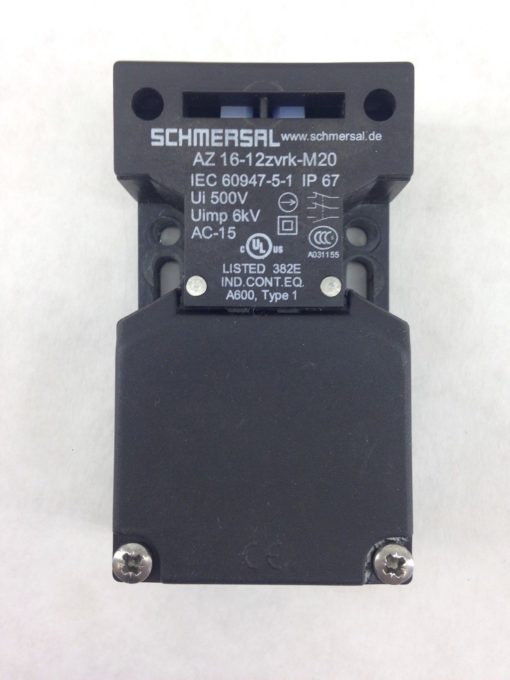 SCHMERSAL AZ16-12ZVRK-M20 SAFETY INTERLOCK SWITCH (H347) 2