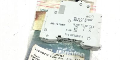 TAMROTOR NT3091 AUTOMATIC FUSE MERLIN C60N CIRCUIT BREAKER, MULTI 9, (B295) 1