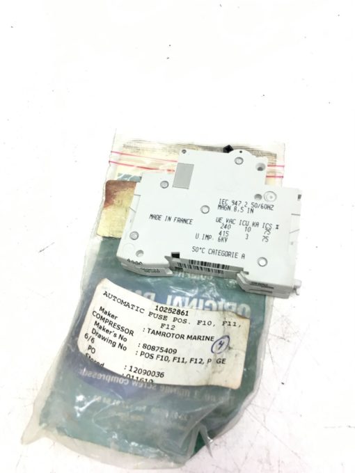 TAMROTOR NT3091 AUTOMATIC FUSE MERLIN C60N CIRCUIT BREAKER, MULTI 9, (B295) 1