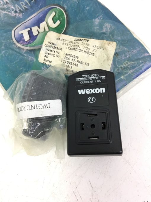 NEW TAMROTOR  NT0734 TIME CONTROL UNIT WEXON 72001098, WATER DRAIN RELAY, B296 2