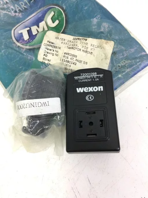 NEW TAMROTOR  NT0734 TIME CONTROL UNIT WEXON 72001098, WATER DRAIN RELAY, B296 2