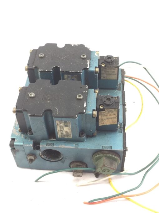 USED MAC 6511B-000-PM-112DA-0624 & 6511B-512-PM-1110A SOLENOID VALVE (B390) 1