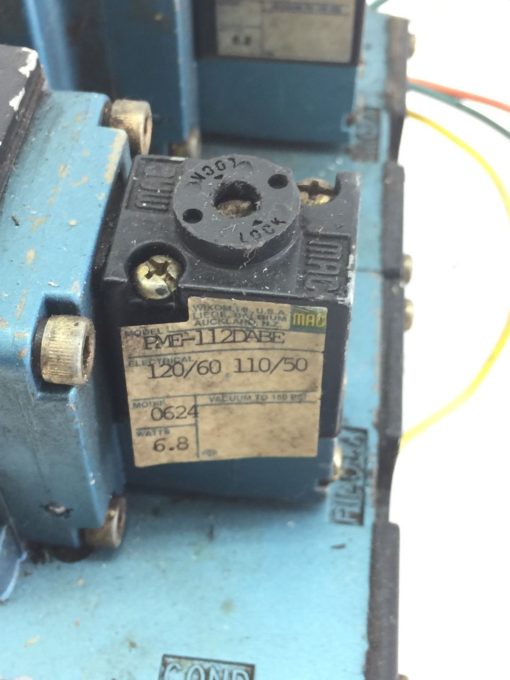 USED MAC 6511B-000-PM-112DA-0624 & 6511B-512-PM-1110A SOLENOID VALVE (B390) 2