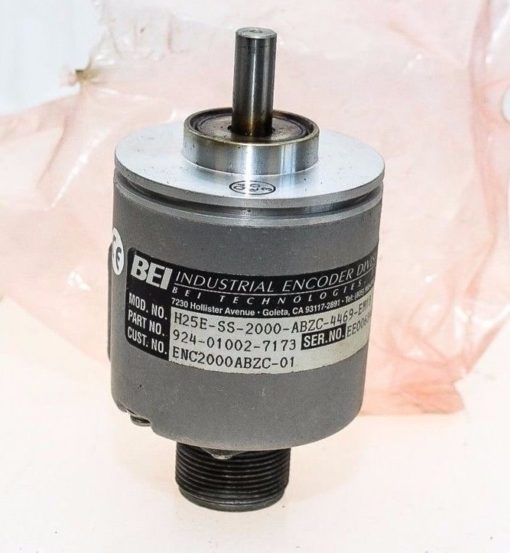 BEI H25E-SS-2000-ABZC-4469-EM18 924-01002-7173 INDUSTRIAL ENCODER NEW NO BOX G88 1