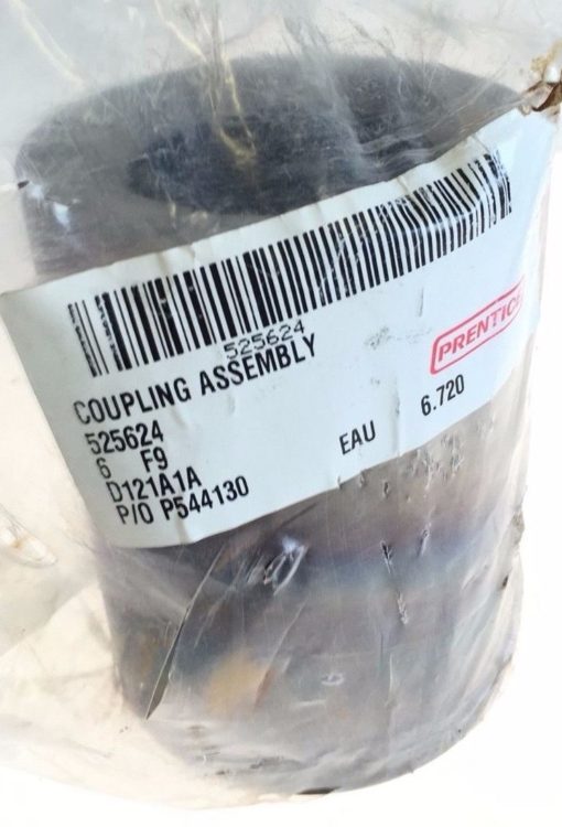 NEW IN BAG PRENTICE COUPLING ASSEMBLY 525624, 5/8 INCH KEYWAY, D121A1A, G90 1