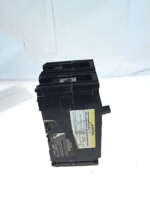 USED SQUARE D CIRCUIT BREAKER, FAL240801021, 80 AMP, 480 VOLT, 2 POLE, G96 2