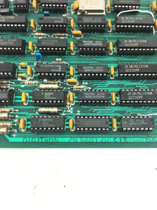 DIGITRON 5601-00C12-II 28062 PC BOARD INTERFACE BOARD COE MFG 288-1364-50 (H258) 2