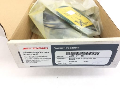 NEW, OPENED! EDWARDS VACUUM # A373-01-131 A373-01-131 CLEAN & O/H SVC KIT (H281) 4