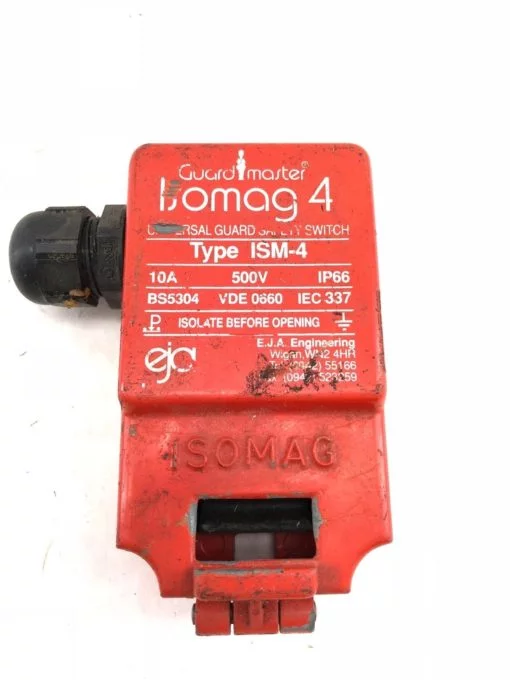 USED GUARD MASTER ISOMAG 4 UNIVERSAL GUARD ISM-4 SAFETY SWITCH, 10A 500V (H349) 2