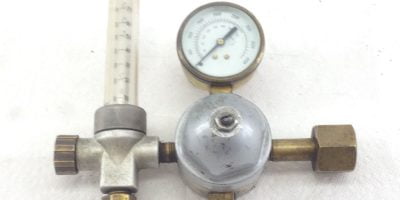 USED HP AIR PRODUCTS MODEL 3170 / 7501 GAS PRESSURE VALVE GAUGE 50PSIG (B214) 1