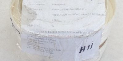 AMMERAAL BELTECH X-AVANA-EAK PAK 063-2 CONVEYR BELT 1790×40 2-PK (TOL) 1