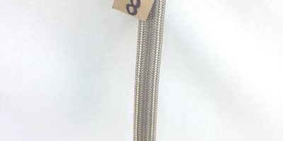 HD SS OVER-BRAIDED FLEXIBLE METAL CONDUIT w/ FITTINGS 1”ID x 18