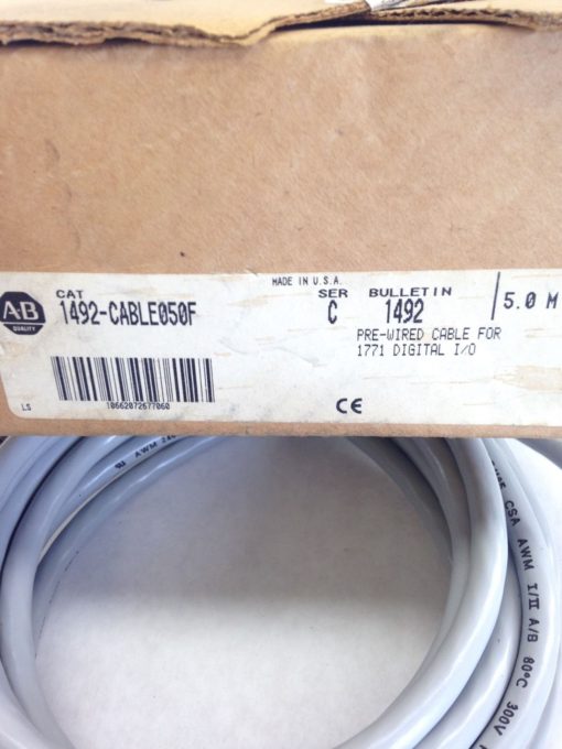 NEW IN BOX ALLEN BRADLEY 1492-CABLE050F PRE WIRED CABLE INTERFACE (B13) 2