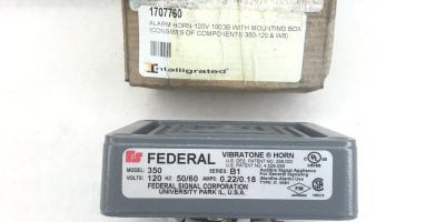FEDERAL SIGNAL 350-120-30 ALARM HORN MECHANISM (A877) 1