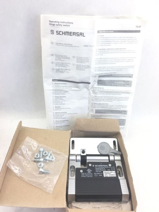 SCHMERSAL VAL0207454 HINGED SAFETY GATE SWITCH 101182711 (F289) 1