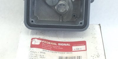 FEDERAL SIGNAL WB GREY WEATHERPROOF BOX (F289) 1